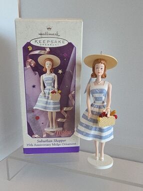 Hallmark Keepsake Barbie's Midge-Suburban Shopper Christmas Ornament